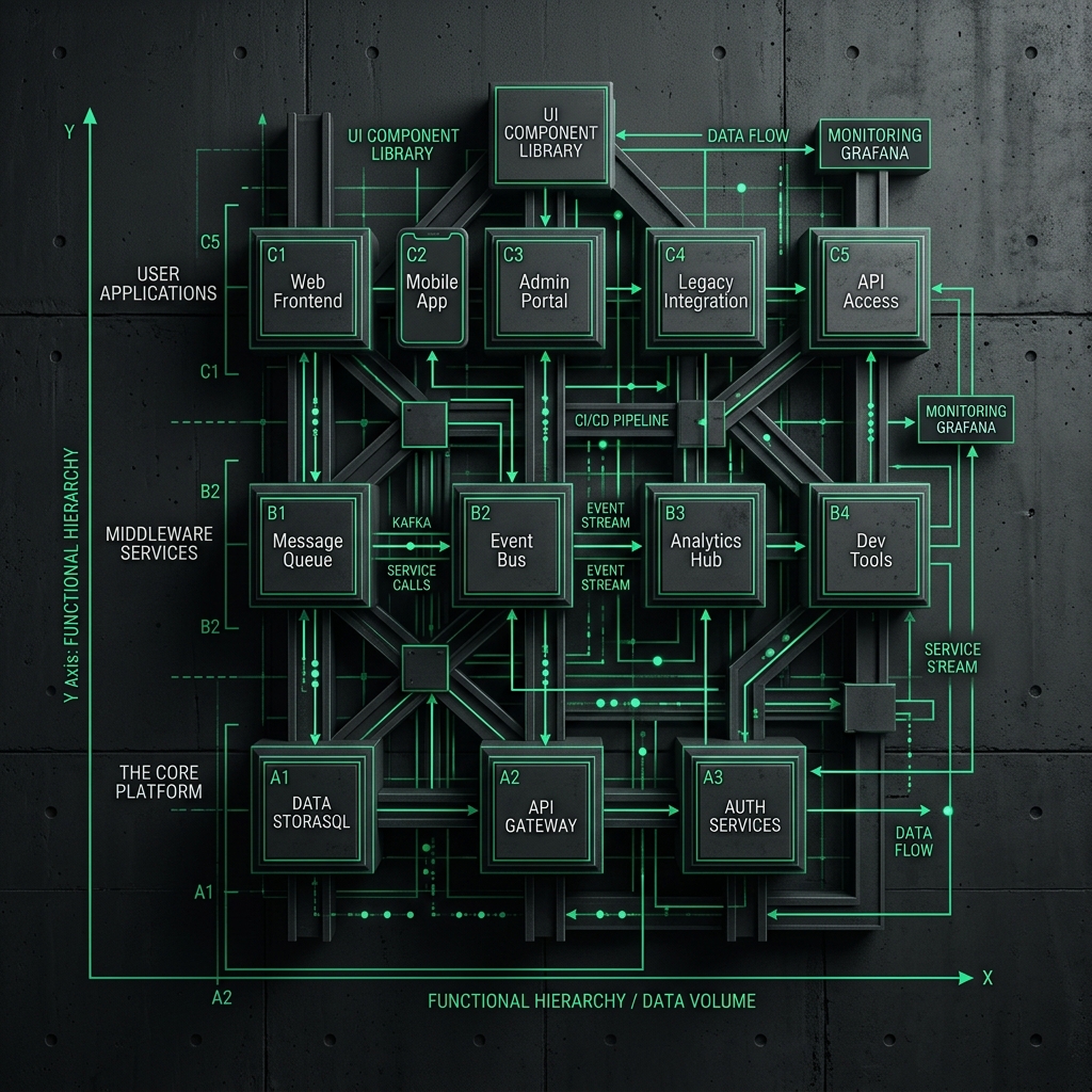 Brutalist Matrix Diagram