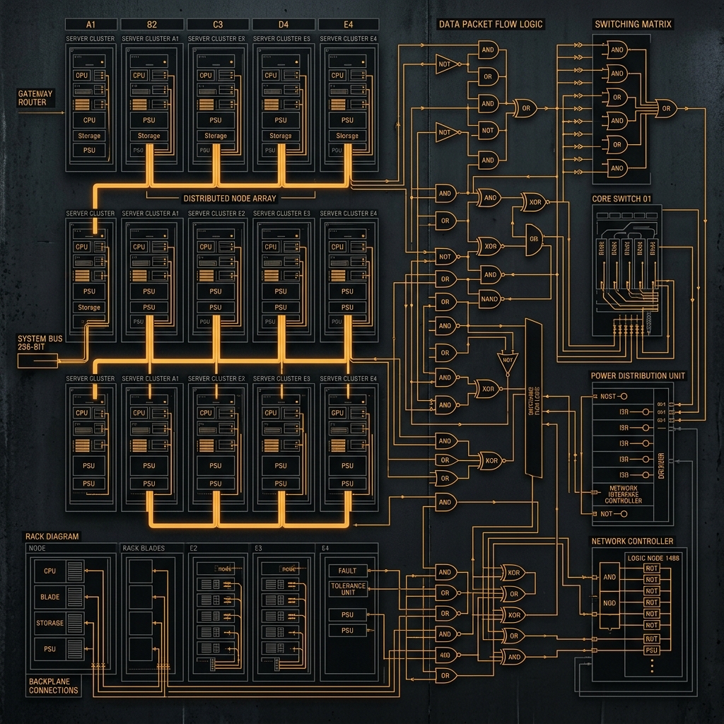 Server Hardware Logic Schematic